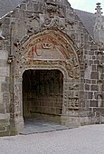 La Martyre, church enclosure, gothic porch